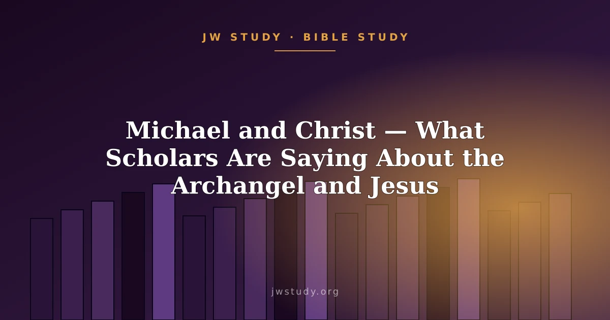 Michael and Christ — What Scholars Are Saying About the Archangel and Jesus