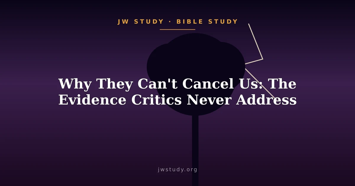Why They Can't Cancel Us: The Evidence Critics Never Address